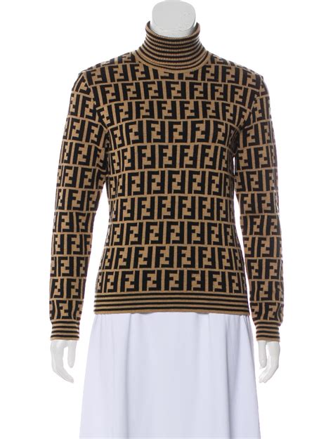 women fendi sweater|fendi turtleneck sweater women's.